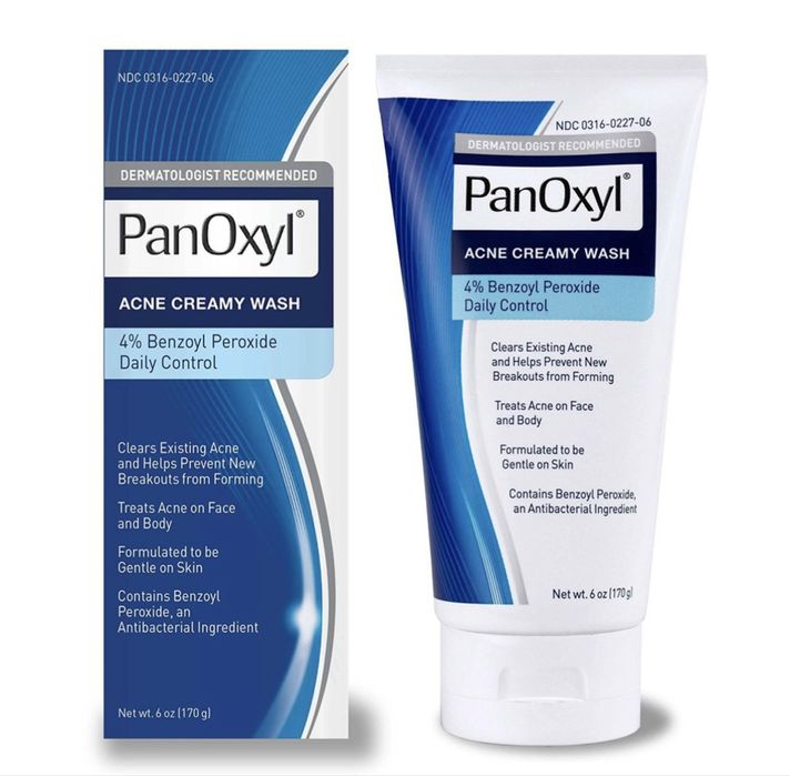 PANOXYL  очищувальна пінка для обличчя та тіла, проти акне
