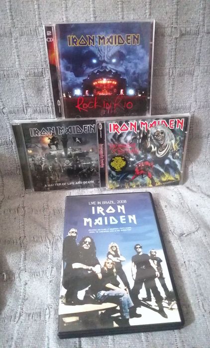 Cds e Dvd "IRON MAIDEN" (Excelente estado)