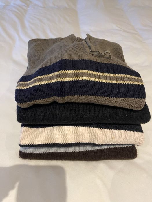 Pack 4 camisolas de malha com fecho