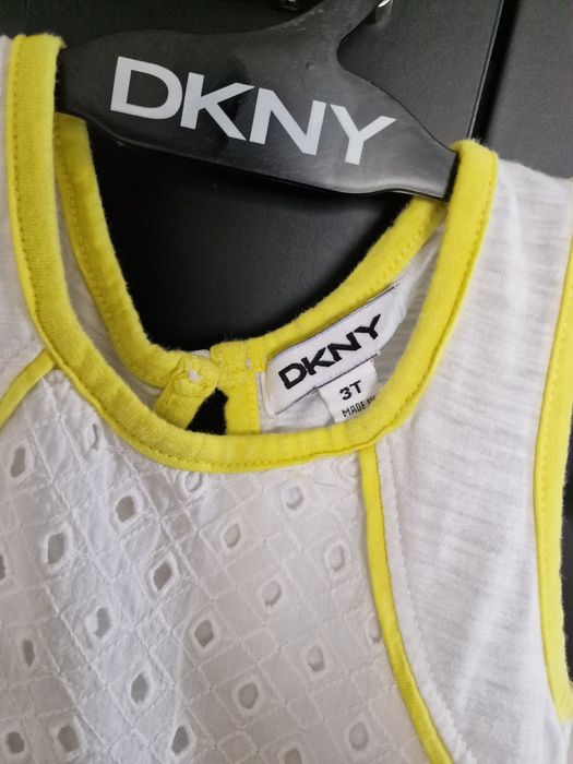Komplet DKNY 98 104 spodenki bluzka koronka 3T USA jeans