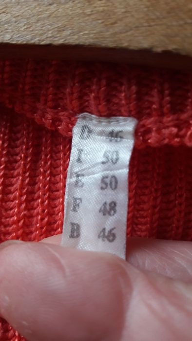 Dłuższy sweter damski rozm. XXXL/46