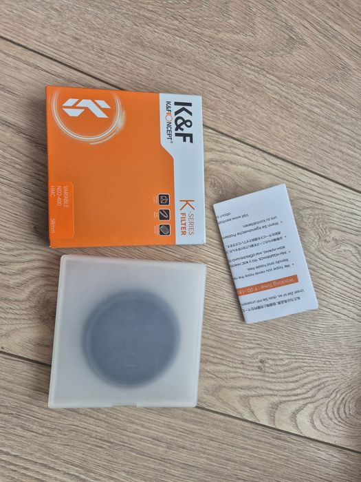 Фільтр ND2-400 58mm K&F Concept нейтрально-сірий перемінної плотності