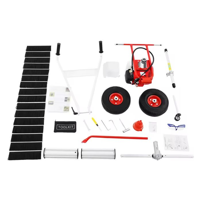 Zamiatarka spalinowa 43 cm³ 1,7 KM – szczotka walcowa 60 cm