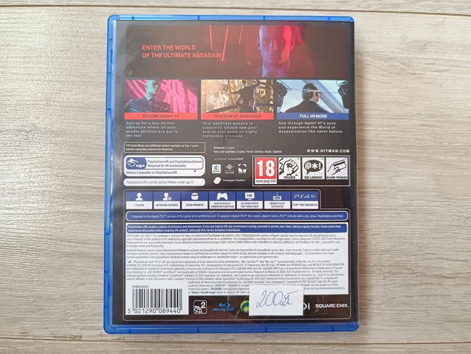 Gra PS4 - VR Hitman III