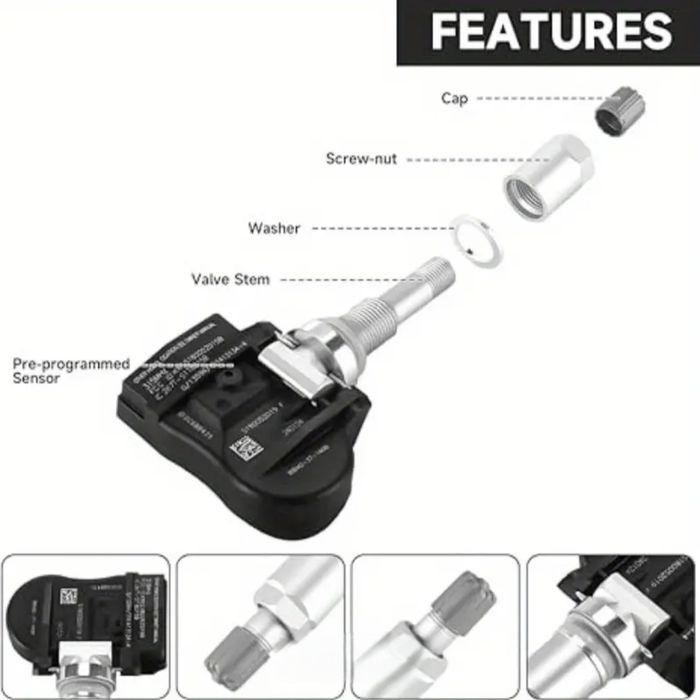 Mazda 2 3 5 6 CX-5 7 9 MX-5 30 RX Датчик давления тиску в шинах колес