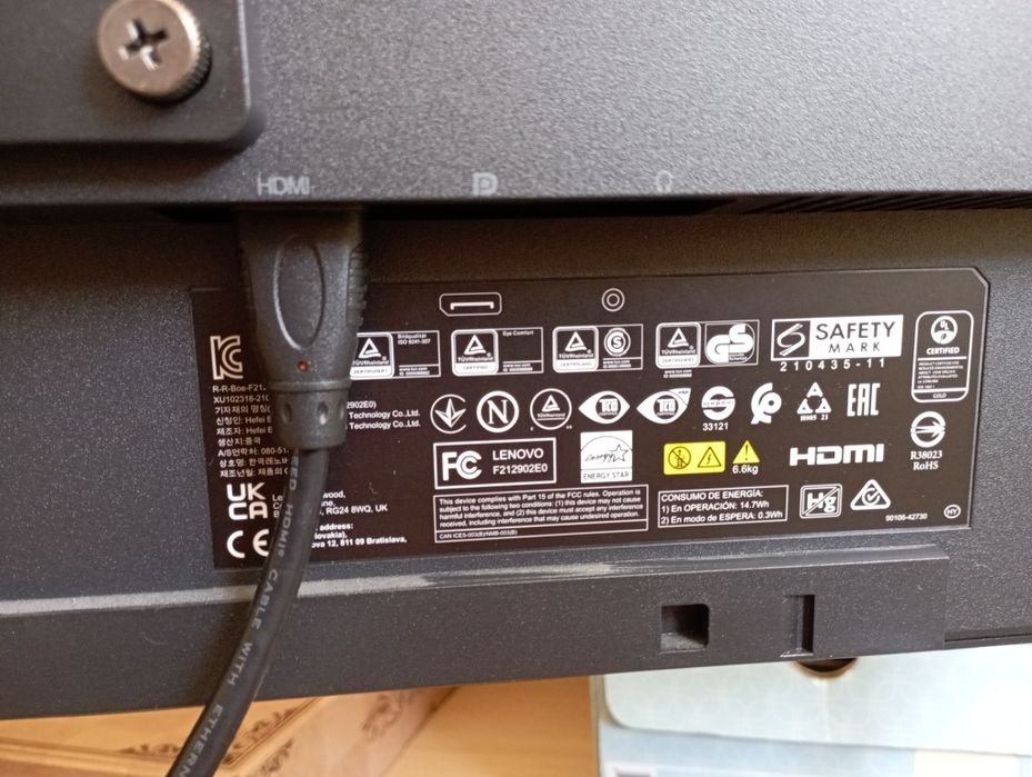 Monitor Lenovo L29w-30 29" 1080p (IPS, 90 Hz)