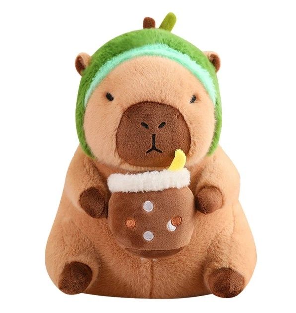 М’яка капібара 40 см в капюшоні