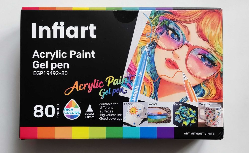 Акрилові ручки Infiart 80