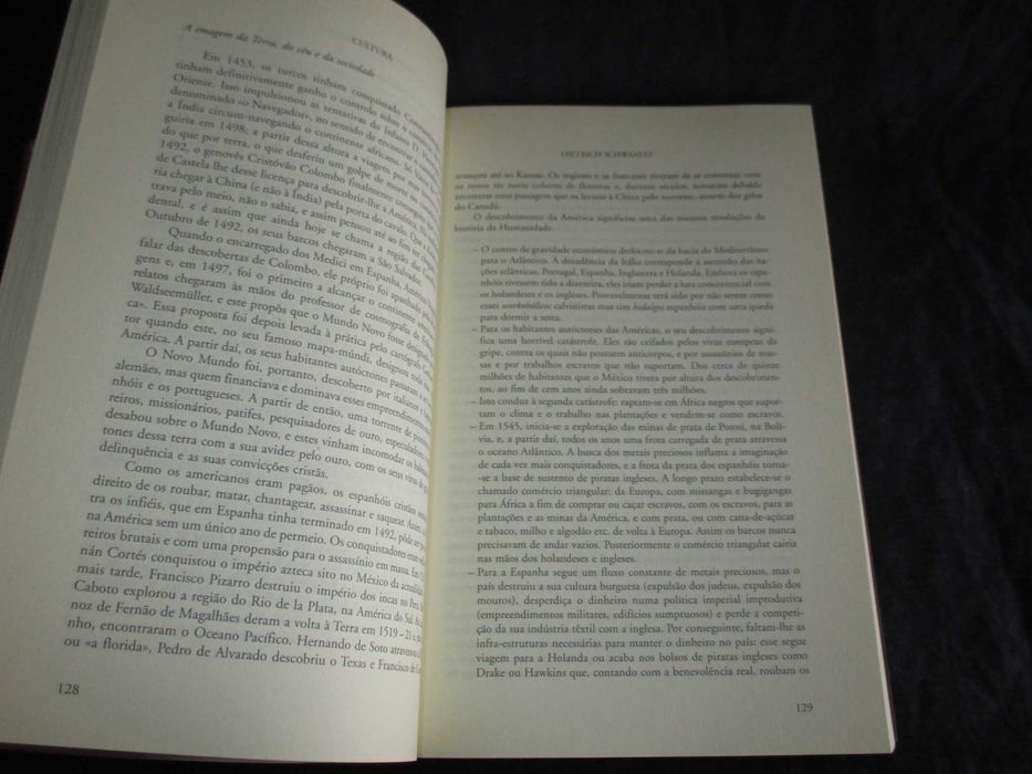 Livro Cultura Tudo o que é preciso saber Dietrich Schwanitz