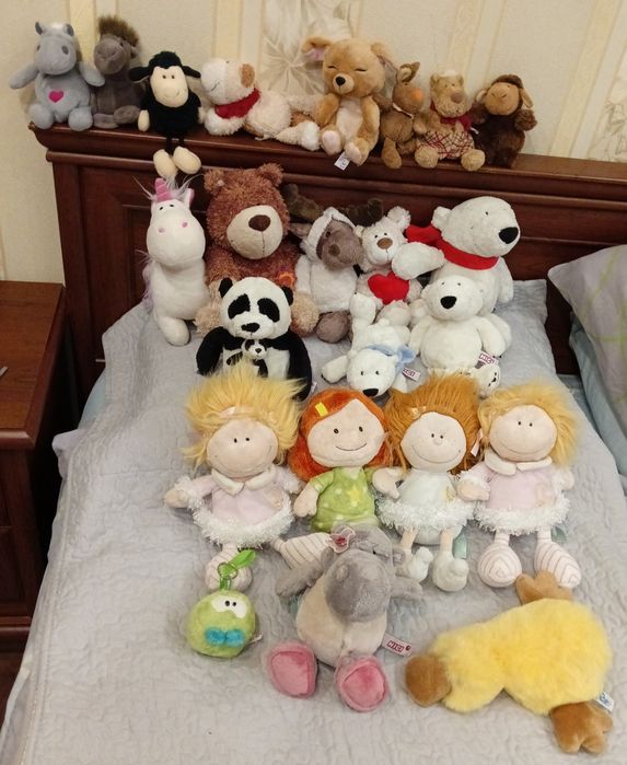 Іграшки  Nici  Ведмедик, панда Нісі, Ту, Jellycat  Нікі