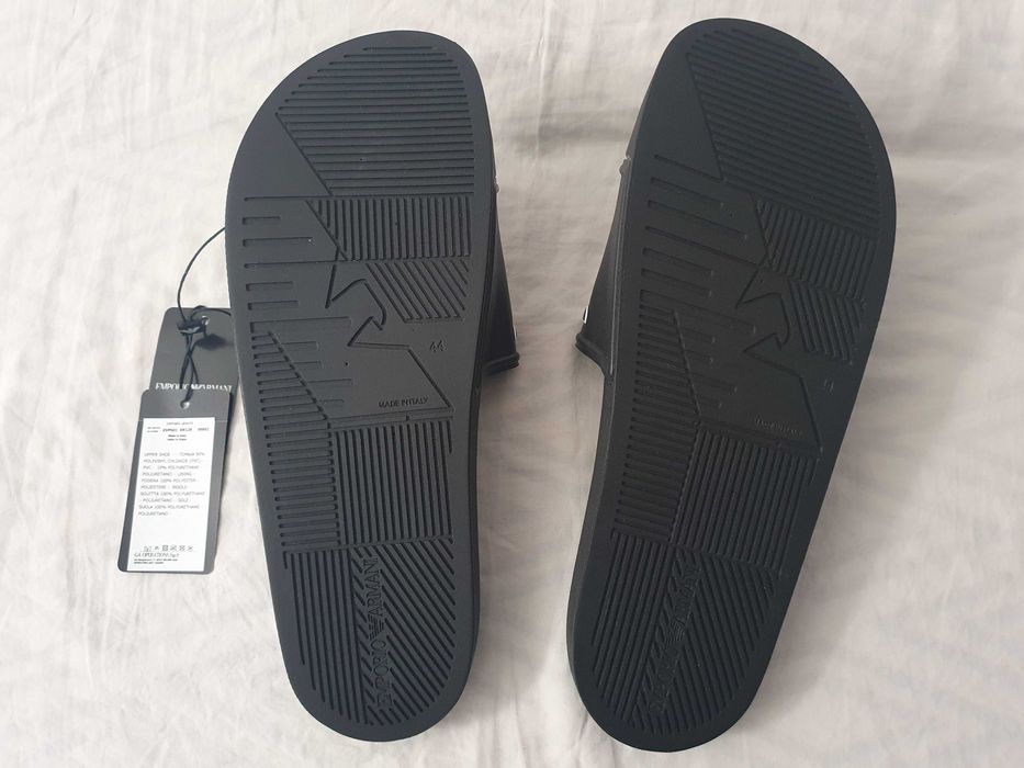 NOWE oryginalne klapki Emporio Armani męskie laczki EA 44