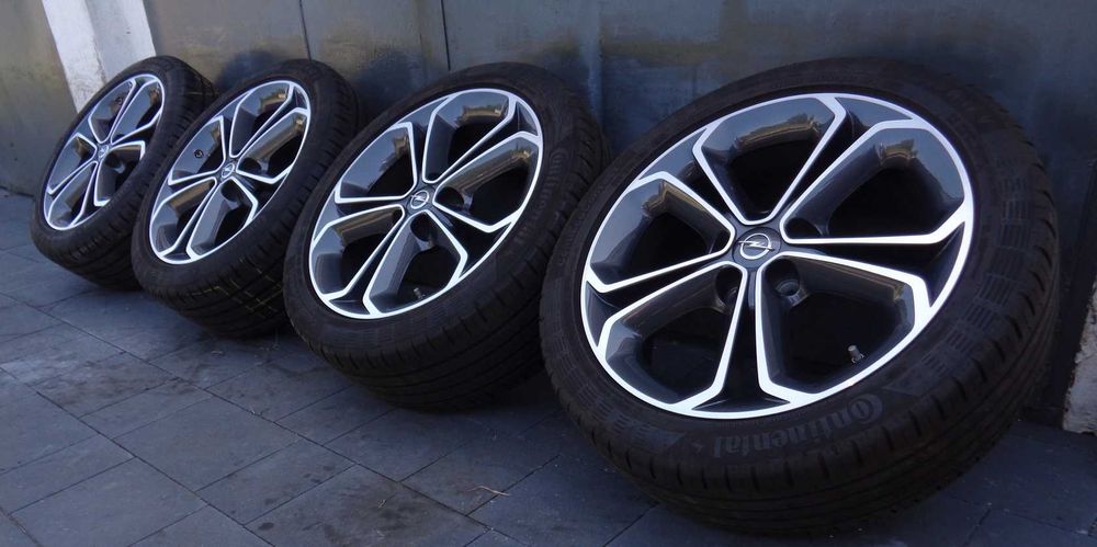 Oryginalne alufelgi OPEL Adam Corsa OPC 17 cali 5x110 + opony 7,5mm