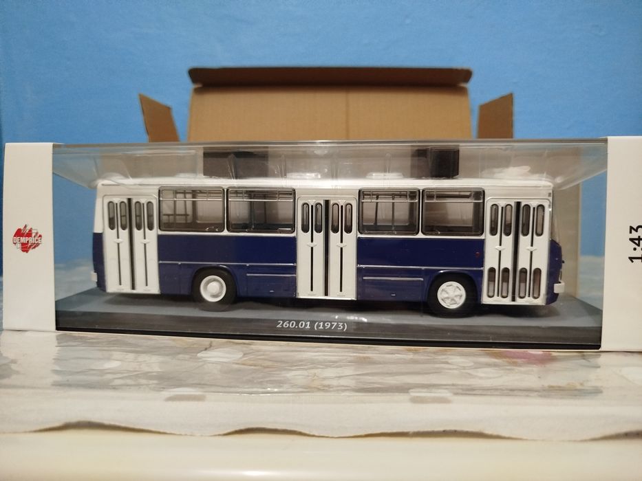 Модель міського автобусу Ікарус 260 "DEMPRICE" 1:43 (конверсія)