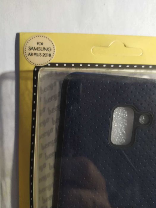 Etui Pokrowiec Plecki SAMSUNG Galaxy A8 Plus 2018/A730  Granatowy