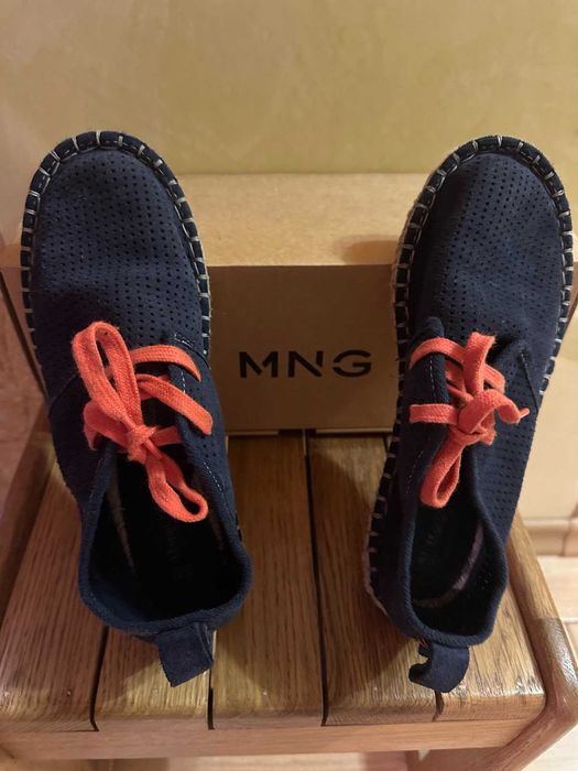 Замшеві мокасини (еспадрильї) MANGO , розмір 36