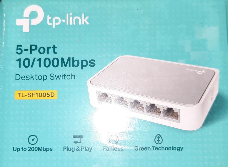 Комутатор TP-Link TL-SF1005D 5 портів 100 Мбіт/с