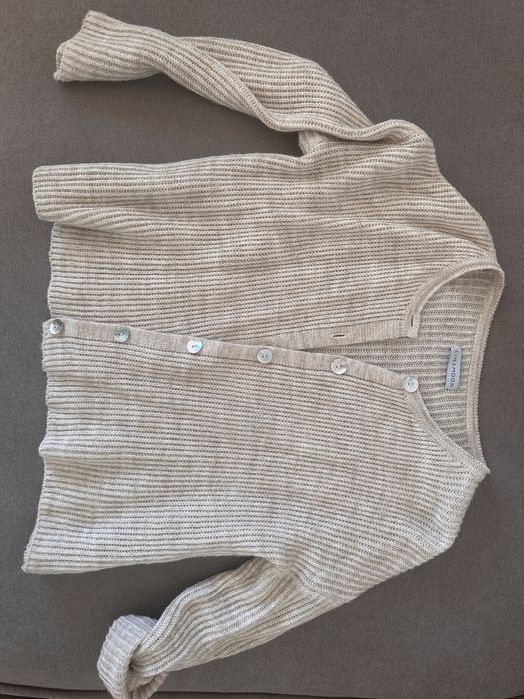 Wełniany sweter kardigan