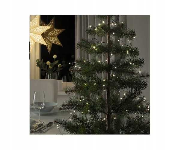 IKEA łańcuch świetlny STRALA LED 200 lampek mini , na prąd + zasilacz