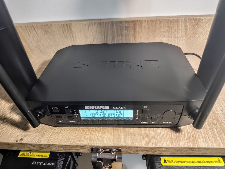 2 x mikrofon bezprzewodowy SHURE GLXD4