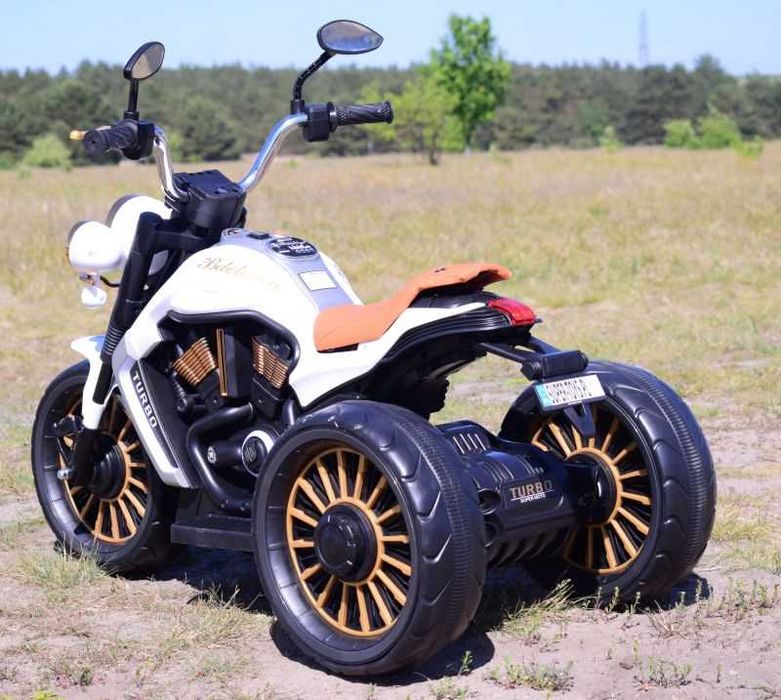 BAWIBUS.PL auto motorek MOTOR CHOPPER 3KOŁOWY na akumulator dla dzieci