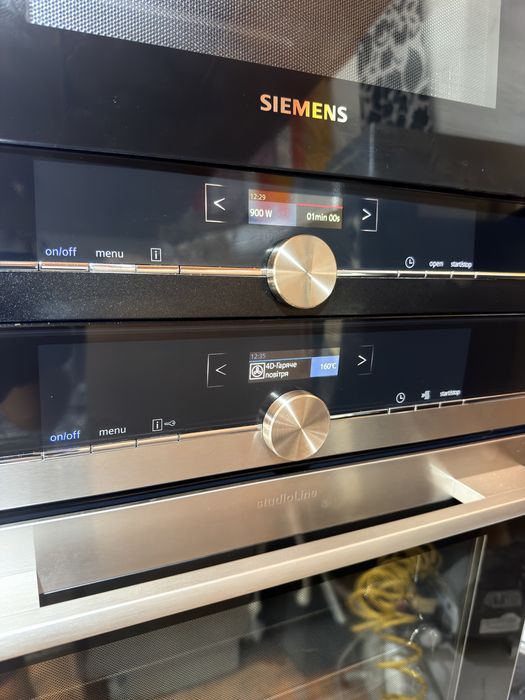 Комплект духовий + мікрохвильова шкаф Siemens
