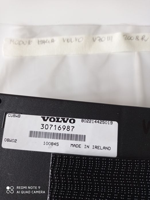 Moduł haka Volvo V50 S40 V70III    NR 2