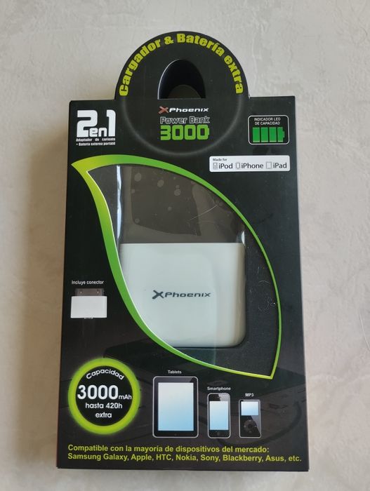 Powerbank e Carregador Phoenix novo