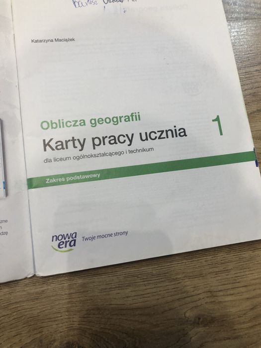 Geografia klasa 1 karty pracy