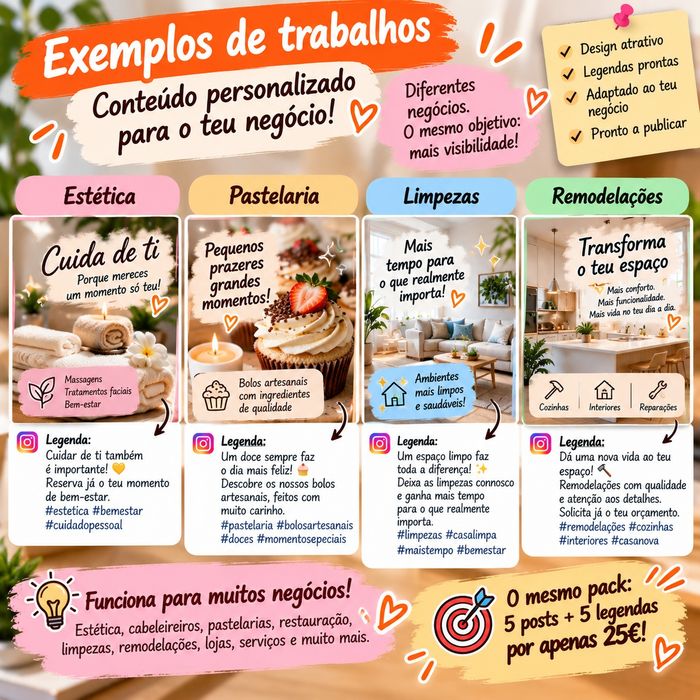 Criação de CVs Profissionais e Publicações para Redes Sociais