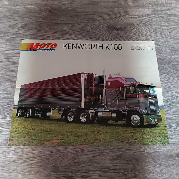 Moto Magazyn plakat Kenworth K100 / Duesenberg SJ
