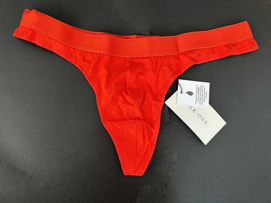 3 sztuki Stringi męskie nowe XL czerwone czarne szare WYSYŁKA Pier One