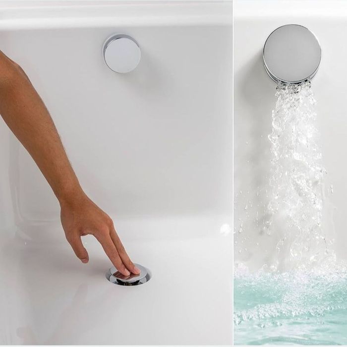 Hansgrohe Exafill 58123000 chrom wylewka odpływ przelew wanna