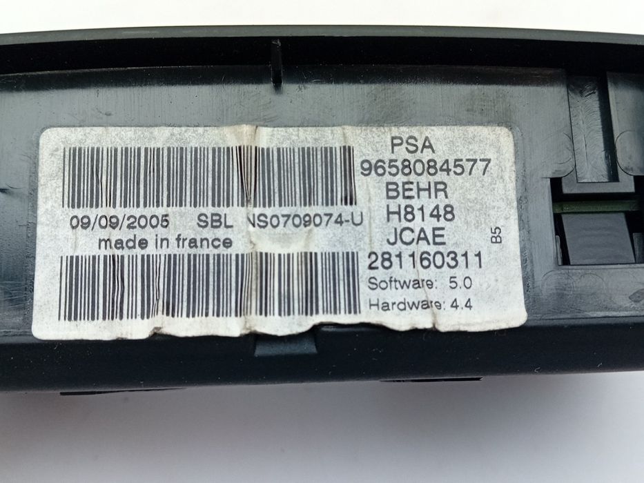 Botão / interruptor do AC CITROËN C4 I (LC_)