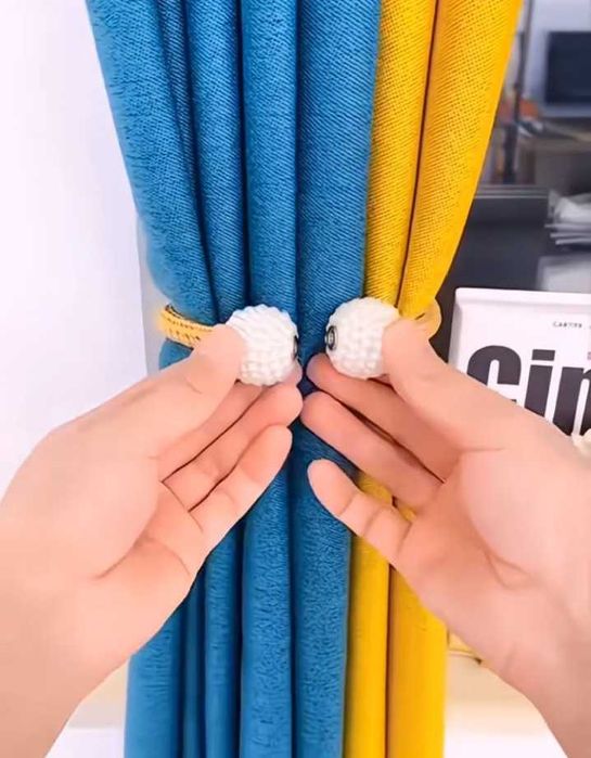 Подхват для штор перламутровый магнитный