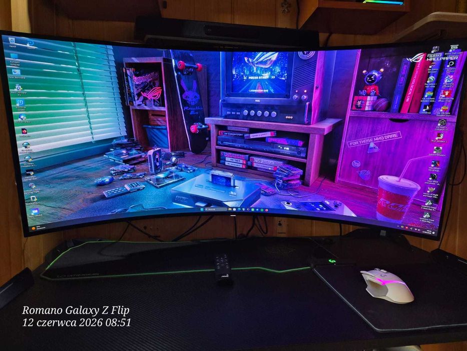 Monitor AOC Agon Pro AG456UCZD 44.5" OLED 3440x1440px 240Hz 0.03 ms [GTG] Curved - Stan BDB