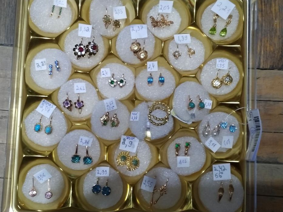 Золотые серьги 585 проба