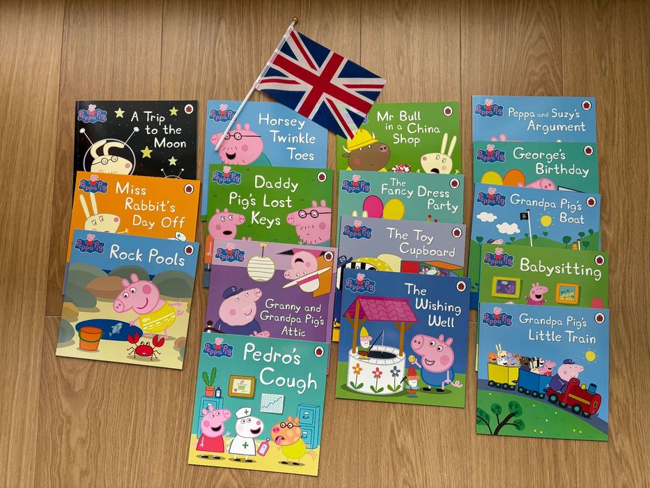 Duża peppa pig angielski, English peppa pig