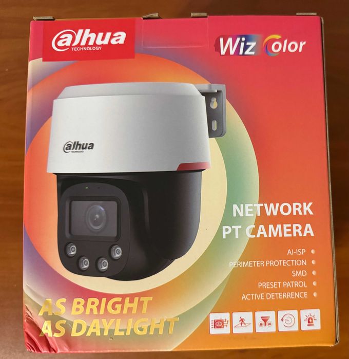 PT відеокамера Dahua DH-SD2C400NA-B-PV-PRO 4МП WizColor WizSense PT