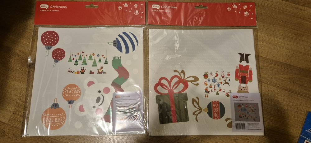 Boże Narodzenie naklejki na okno + gratis