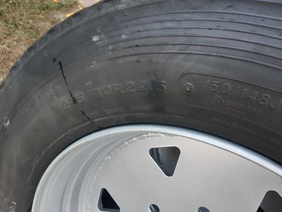 felgi / koła bezdętkowe 22,5" d46 d47 piaskowane i malowane proszkowo