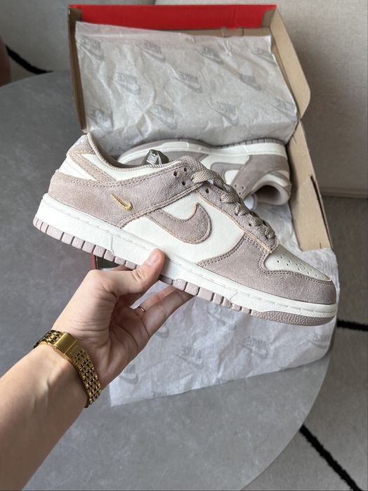 (36-41) Жіночі кросівки Nike Dunk Low Malt Gold найк сб данк коричневі