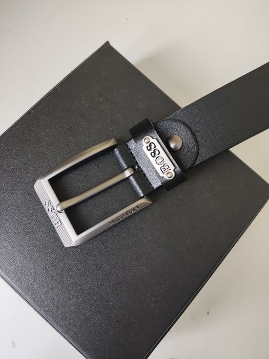 Pasek męski Hugo boss nowy, skóra naturalna