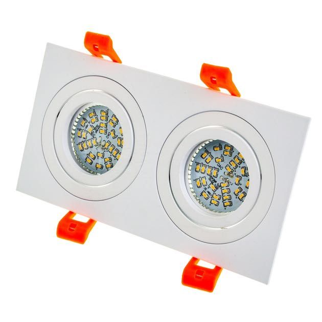 Світильник HDL-DT 109/2 MR16 WH Brille