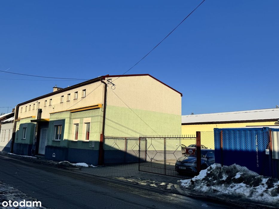 Budynek handlowo biurowy + Hala magazynowa 1000m2
