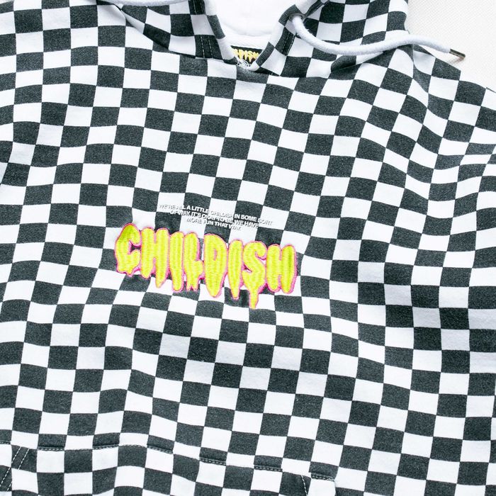Childish cropped boxy bluza w kratę S