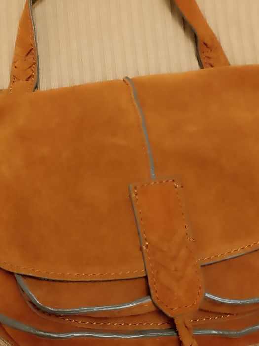 Сумка через плече крос боді фірма NEXT 100 шкіра (замш)