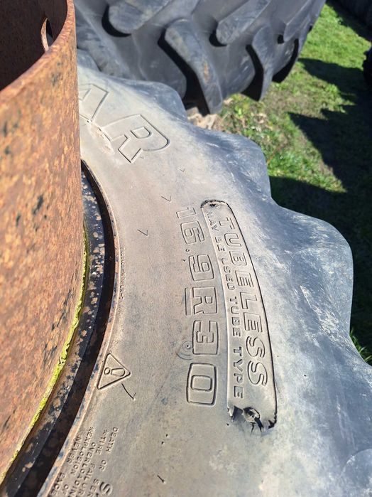 16.9 R30 Koła bliźniacze Goodyear bliżniaki 16.9R30 +sprzęgi