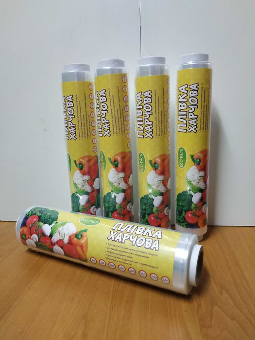 стрейч плівка перв. 500мм/17мк/250м (1,9кг),скотч,ППБ,фольга,пергамент