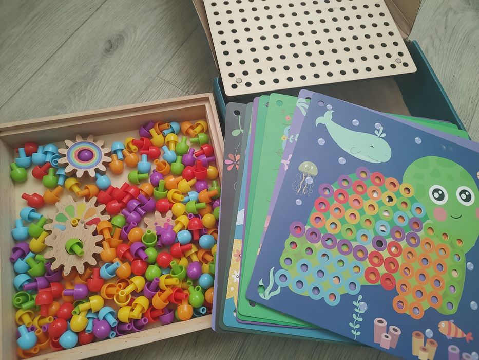 Дерев'яна мозаїка Монтессорі Gear toys