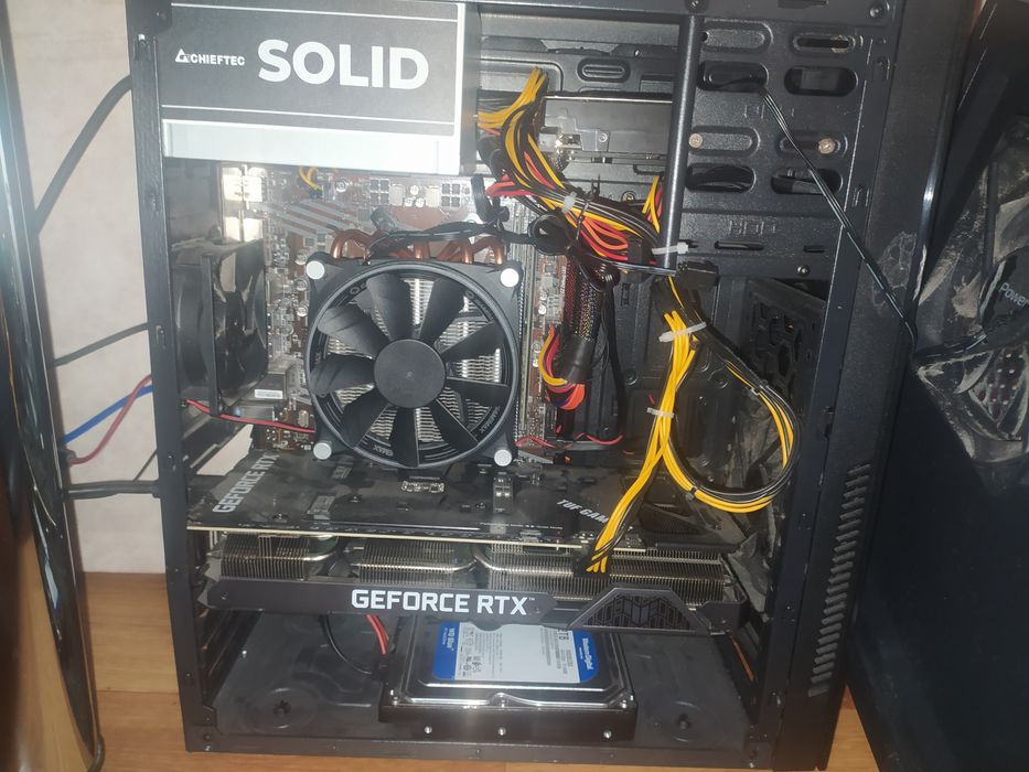 Комп в сборе райзен 5 5600g+3060 12gb(3кулера),16озу